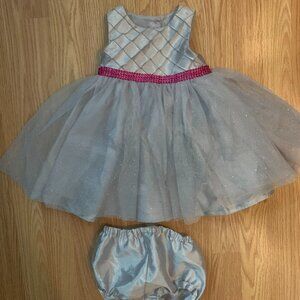 Silver special occasion dress